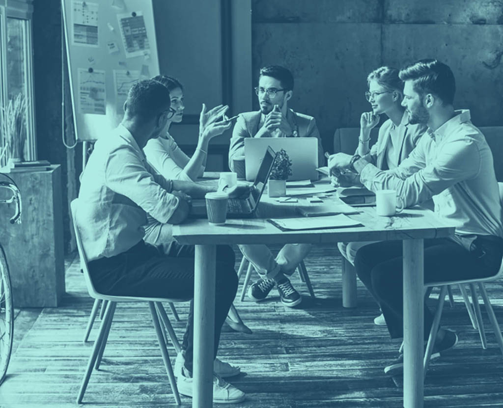 People meeting at a conference table